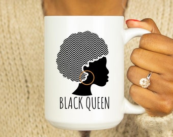 Black Queen Mug, Black excellence mug