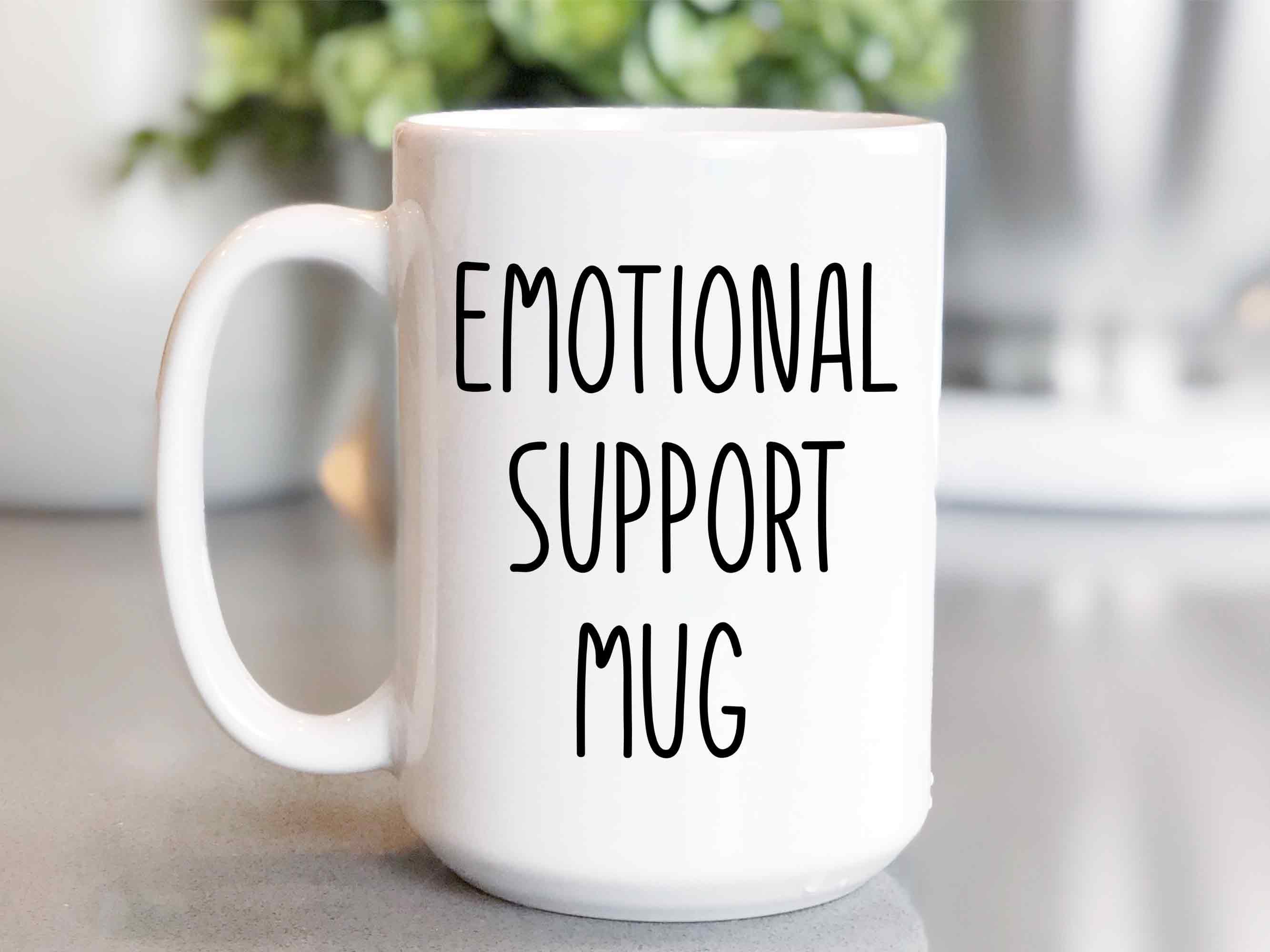 Emotional Support Coworker Mug, Coworker Best Friend Gift, Work Friend Mug,  F