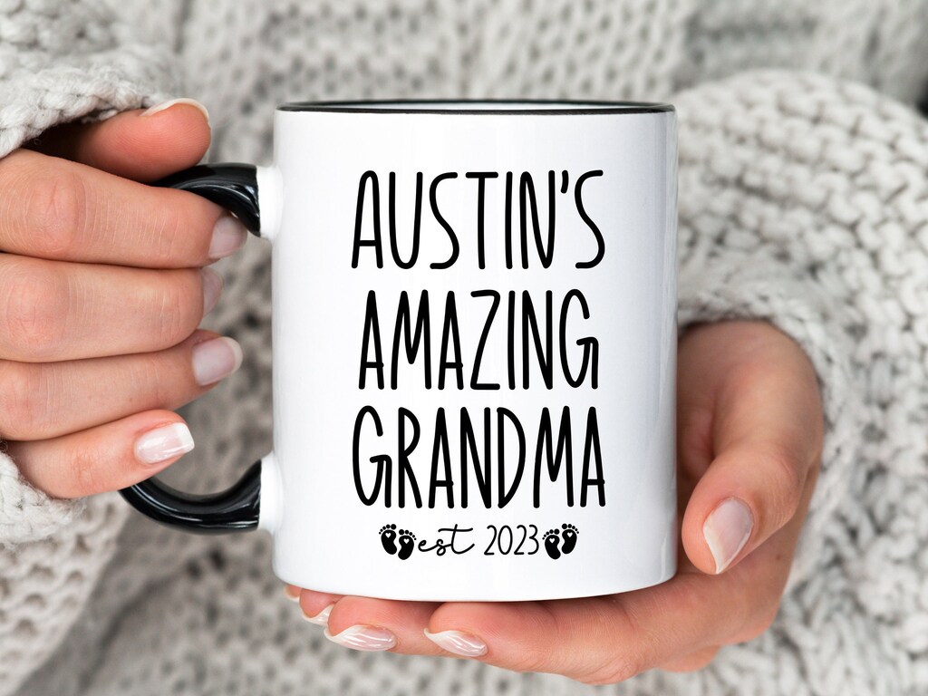 Tazza Great Grandma 2022 Per Annuncio Di Gravidanza - Regalo Per Futura Nonna In Ceramica
