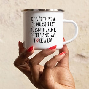 ER Nurse, ER Nurse gift, ER Nurse Mug, er nurse graduation, ear nurse christmas, er nurse birthday image 6