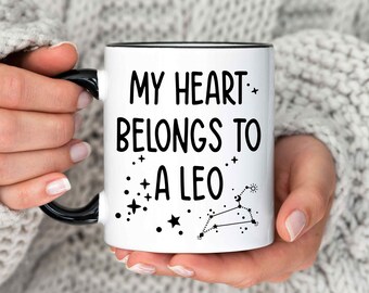 Leo Partner Gift, My Heart Belongs to a Leo