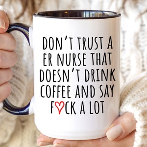 ER Nurse, ER Nurse gift, ER Nurse Mug, er nurse graduation, ear nurse christmas, er nurse birthday image 8