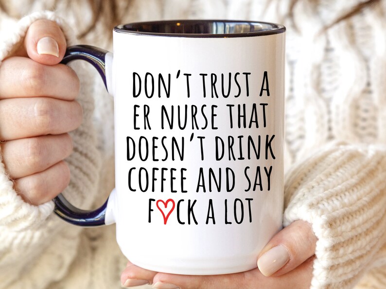 ER Nurse, ER Nurse gift, ER Nurse Mug, er nurse graduation, ear nurse christmas, er nurse birthday image 8