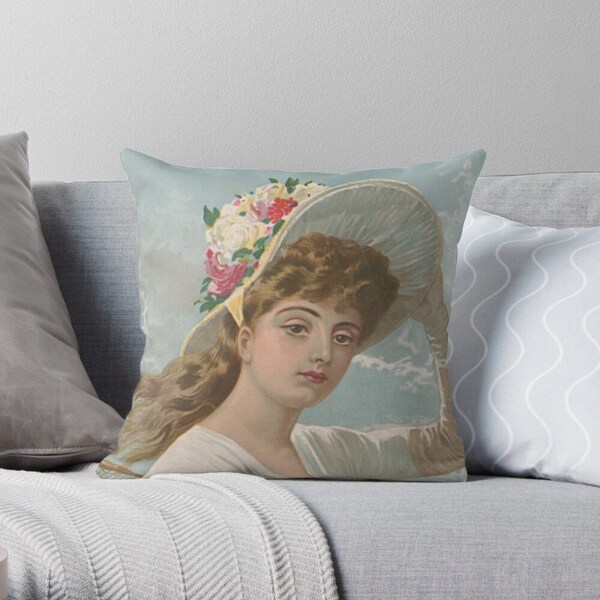 Victorian Lady Pillows Etsy
