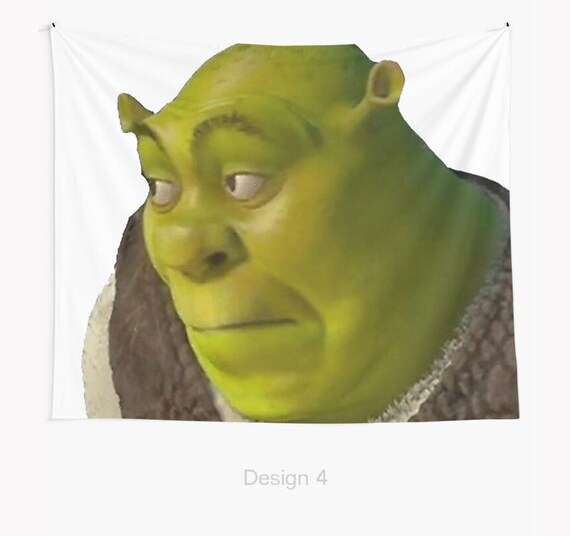 Shrek meme face - Shrek - Tapestry