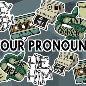Etiquetas - Pronome Etiquetas - Pronome - Eles/Eles - Ele/Eles - Ela/Eles - Ele/Ele - Ela/Ela!