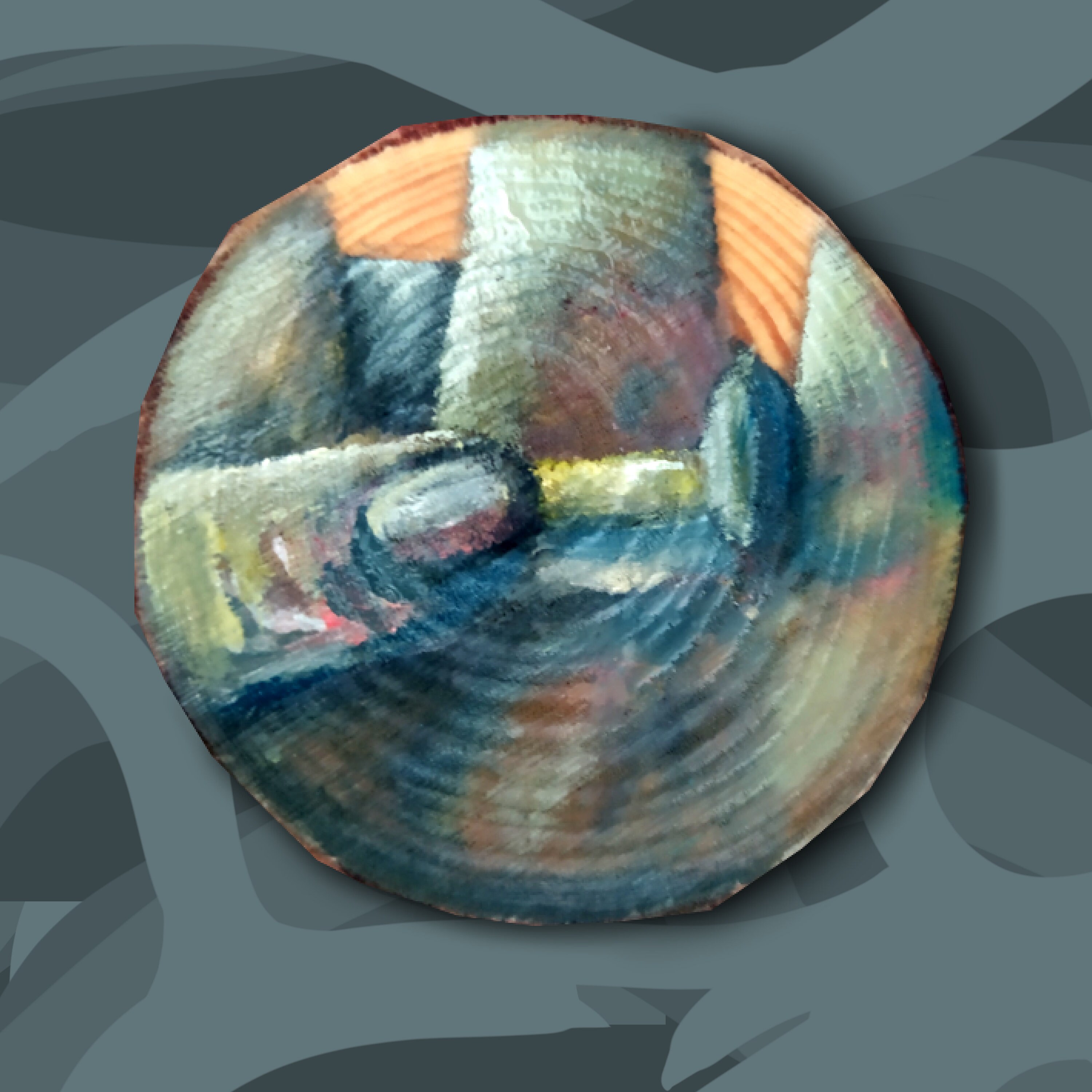 Dessous de Verre - Peinture Bague/Main