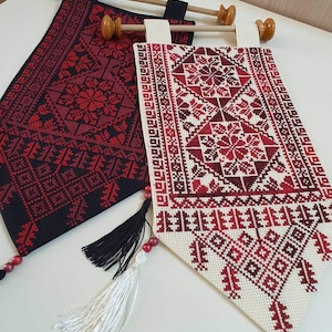Palestinian embroidered wall hanging