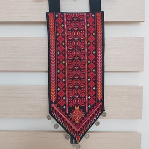 Palestinian embroidered wall hanging