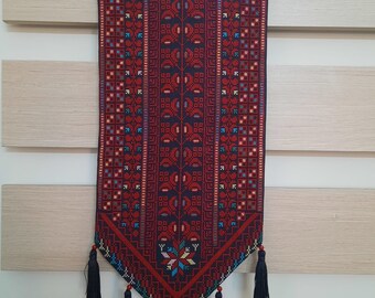 Palästinenser gestickt Wandbehang | Palästinensischer Dekor | Wandbehang | Wanddekor | Tatreez Wandkunst | Kreuzstich Design