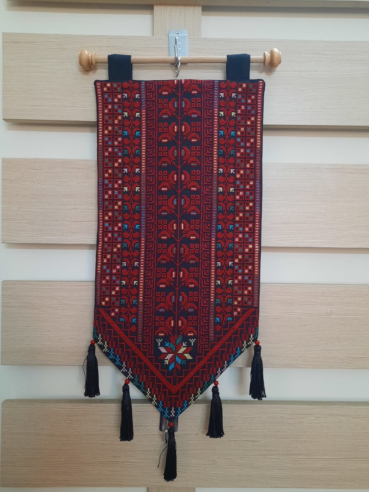 Palestinian Embroidered Wall Hanging Palestinian Decor Wall Hanging