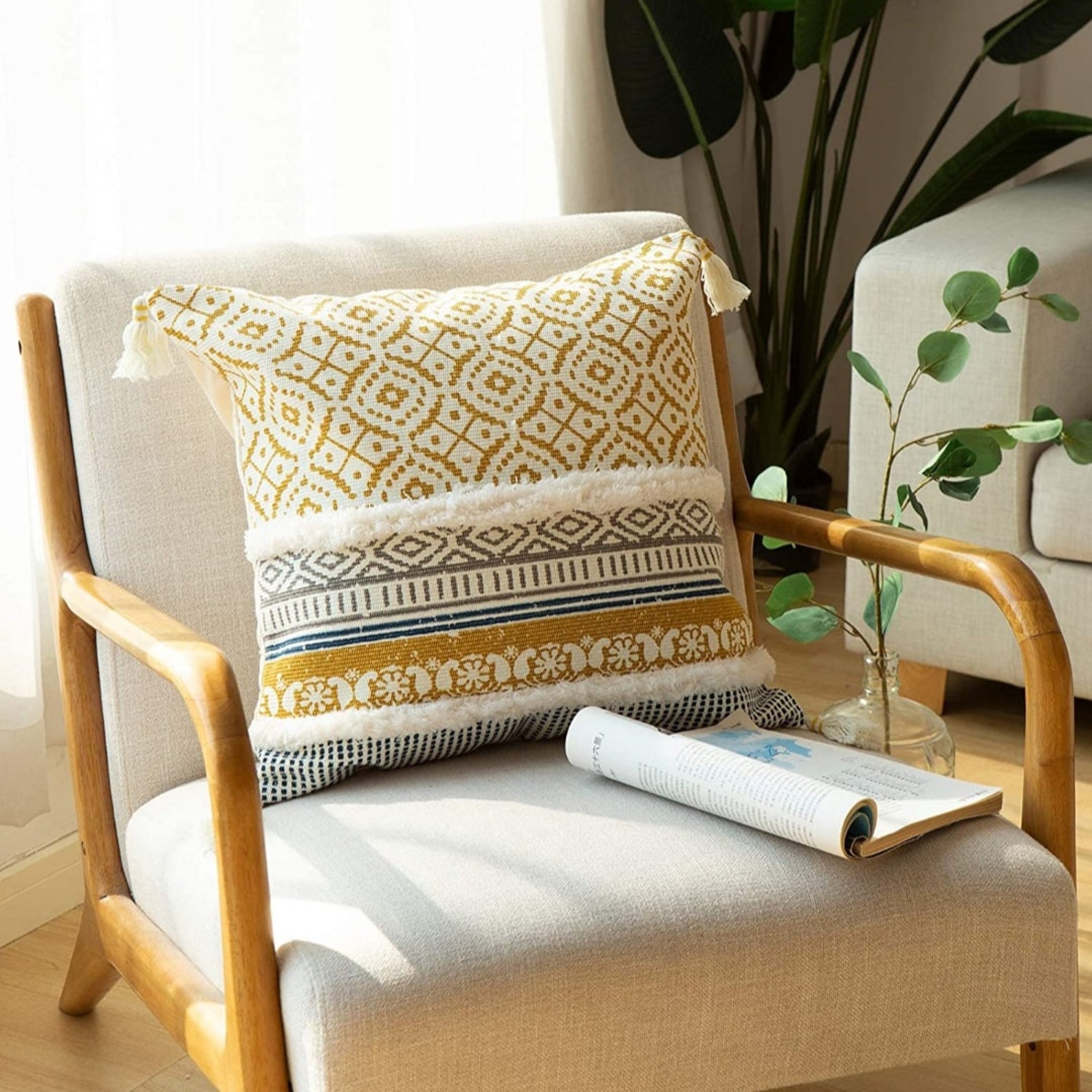 Tufted Decorative Throw Pillow Covers for Couch Sofa Modern Etsy