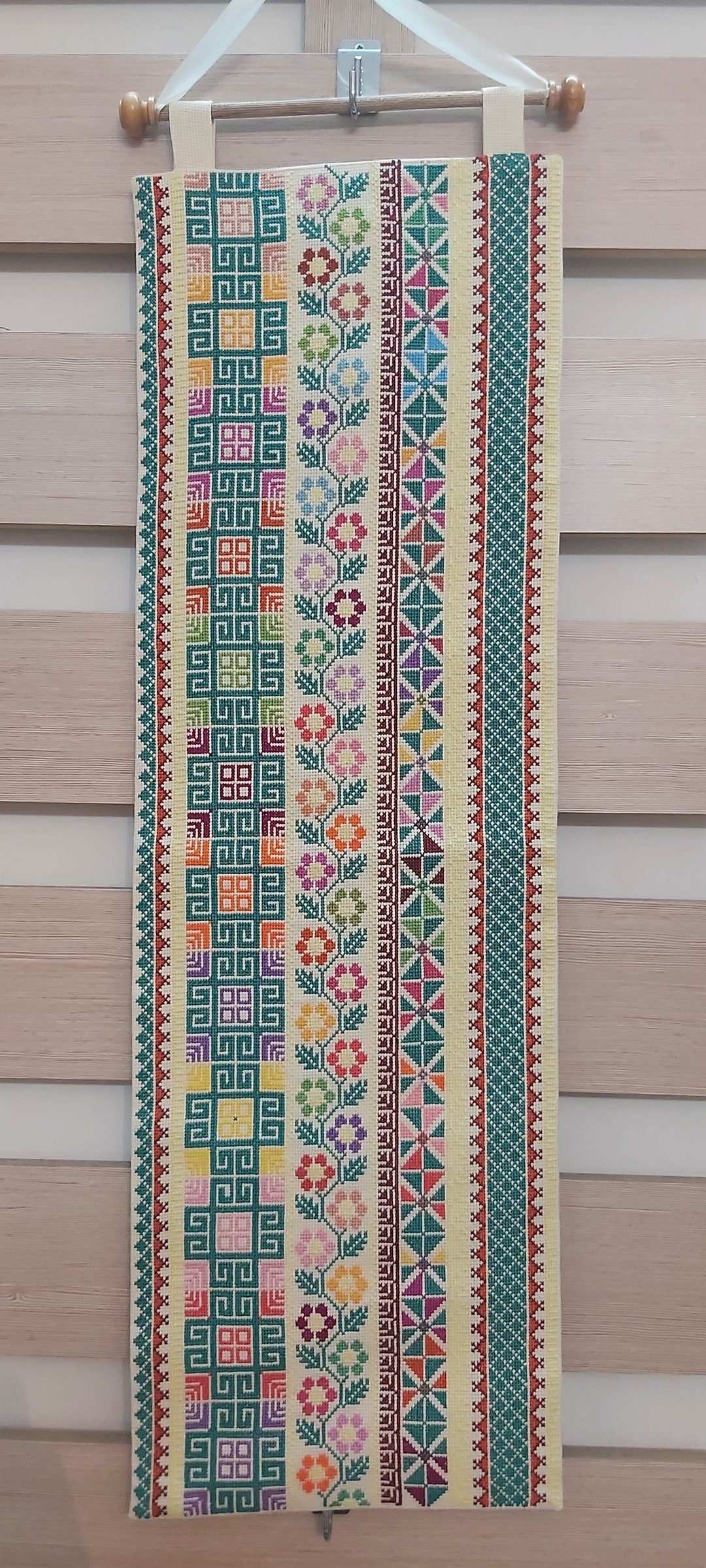 HANDMADE PALESTINIAN EMBROIDERED Wall Hanging Handmade Etsy