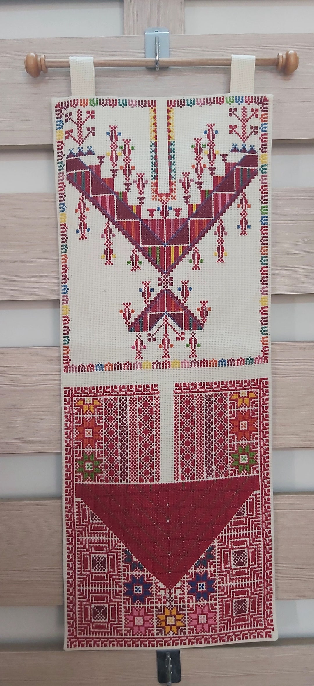 HANDMADE PALESTINIAN EMBROIDERED Wall Hanging Handmade Palestinian