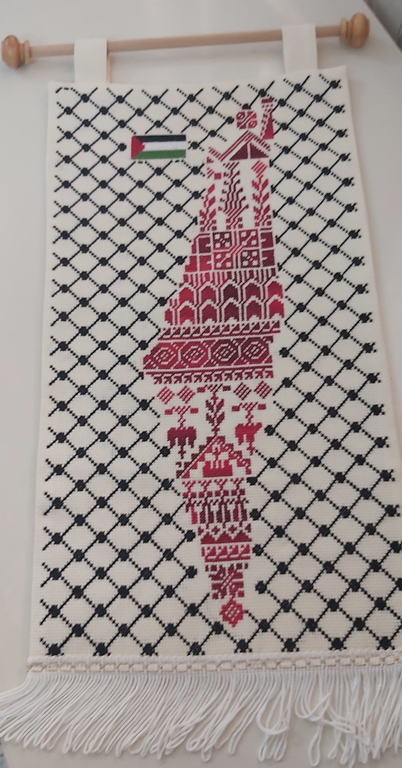 HANDMADE PALESTINIAN EMBROIDERED Wall Hanging Handmade Palestinian