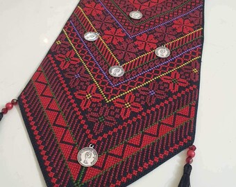 Palestinian embroidered wall hanging