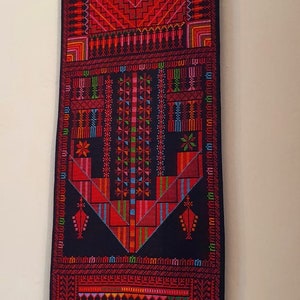 Palestinian embroidery wall hanging