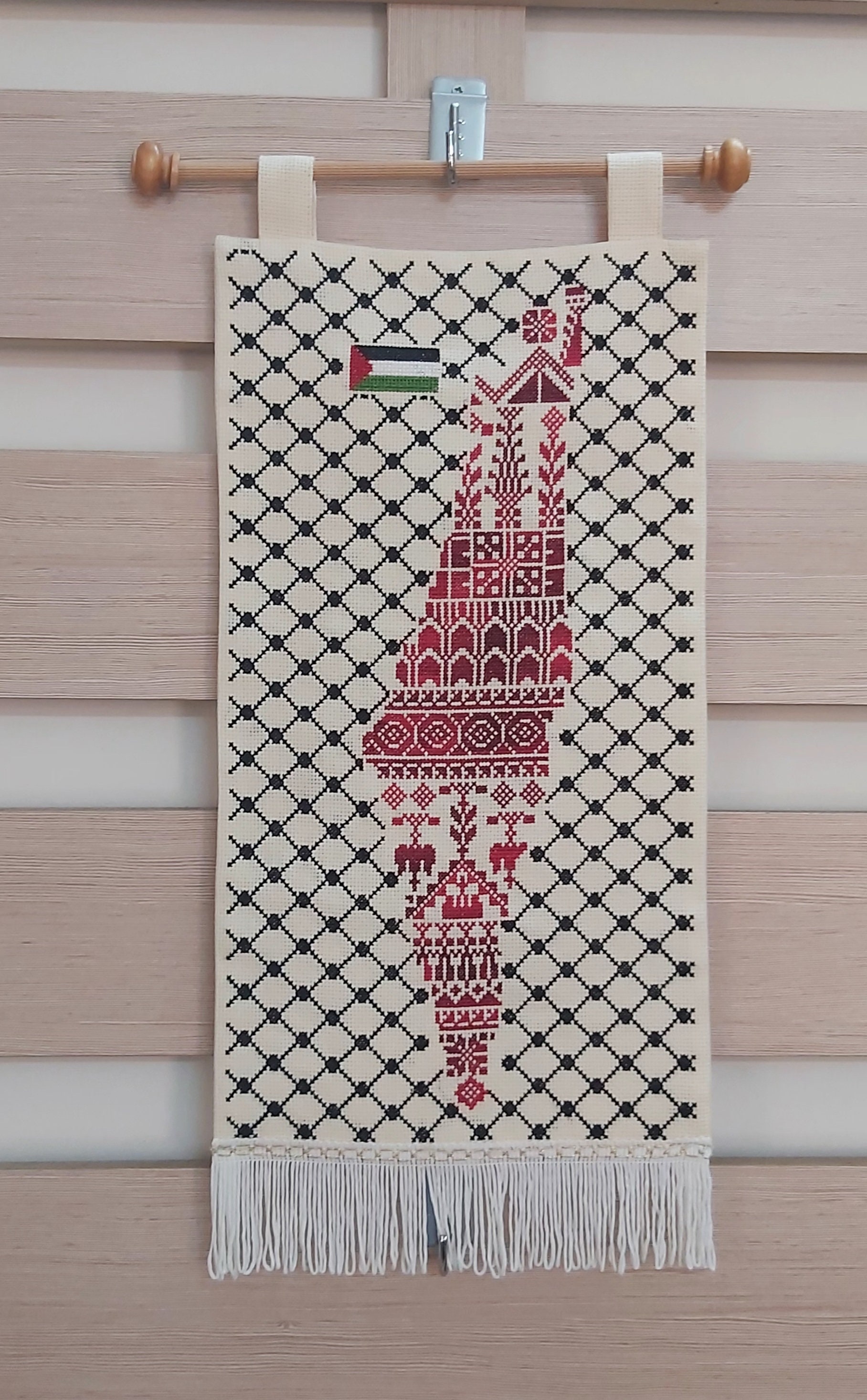 HANDMADE PALESTINIAN EMBROIDERED Wall Hanging Handmade Palestinian
