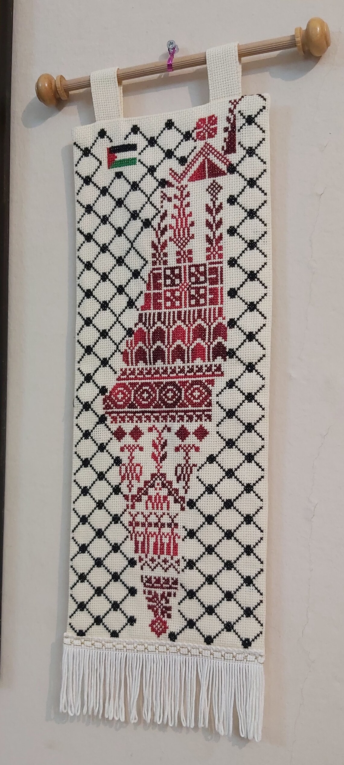 HANDMADE PALESTINIAN EMBROIDERED Wall Hanging Handmade Etsy