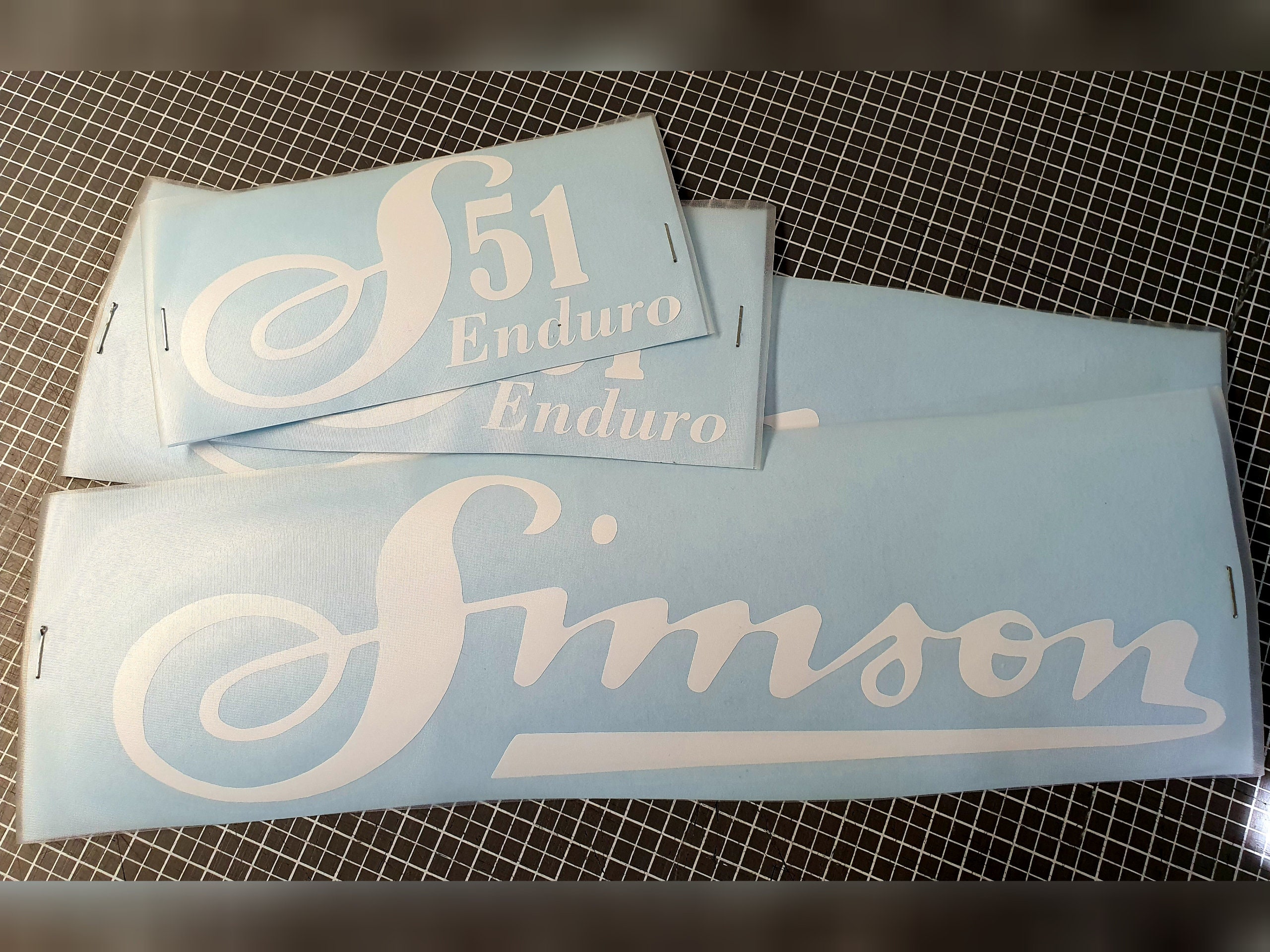Simson Sticker Old Lettering S50 S51 S70 Schwalbe Star 