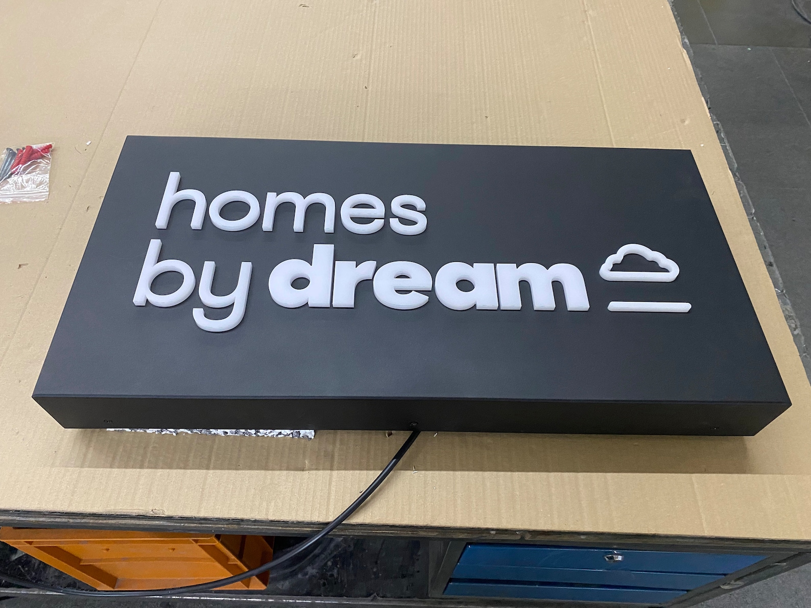 Custom Light Box Sign: 3D LED, Double Sided, Backlit Outdoor Signage - Etsy