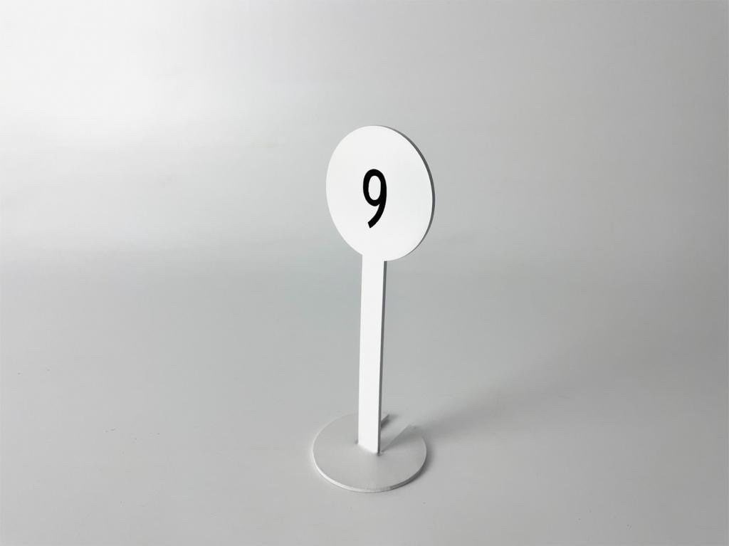 50 Dischi Numerati In Plastica - Etichette Incise 1-50 Per Organizzazione - Foto 4