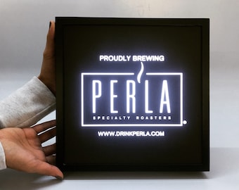 Light box free branding on it for a while