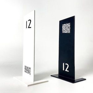 Números de mesa DIY o impresos, reservados, etiqueta o más, juego de 20 para hotel, restaurante, cafetería, etc.