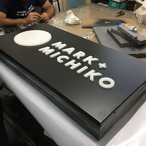 Custom Made Store Sign - Light Box - Illuminated Rectangular Sign - 3D LED Light Box Sign - Outdoor Signage- Double Sided Sign- Backlit Sign