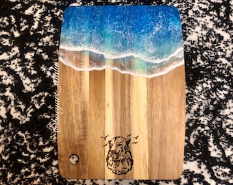 Ocean Cheese Board, Polar Bear, Christmas Gift