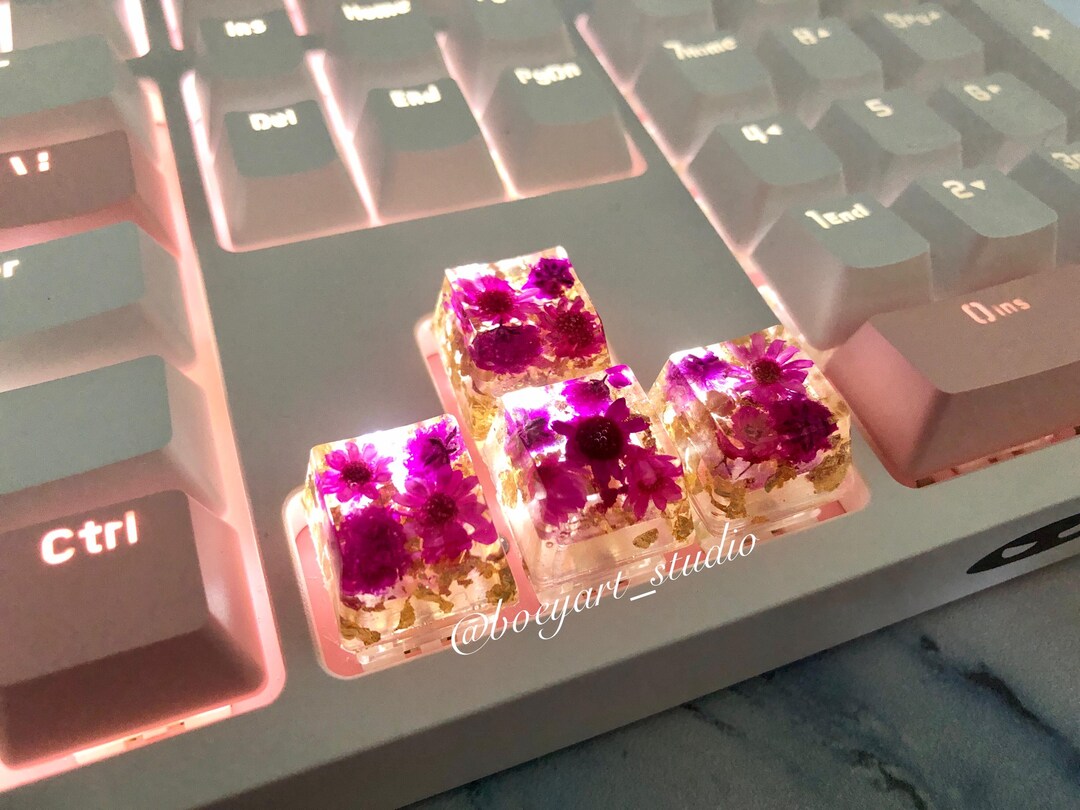 Sunflower Handmade Keycaps, Floral Cherry Switch, Gaming Keycaps - Etsy