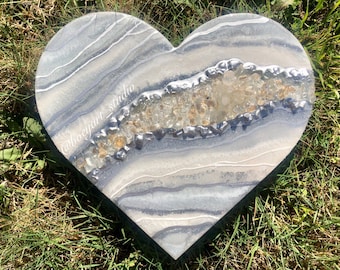 Geode Crystal Wall Art, Crystal Points, Home Decor