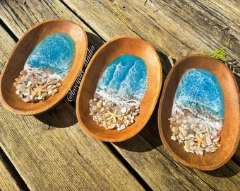 Ocean Jewelry Storage, Ocean Key Tray, Home Decor, Office Decor