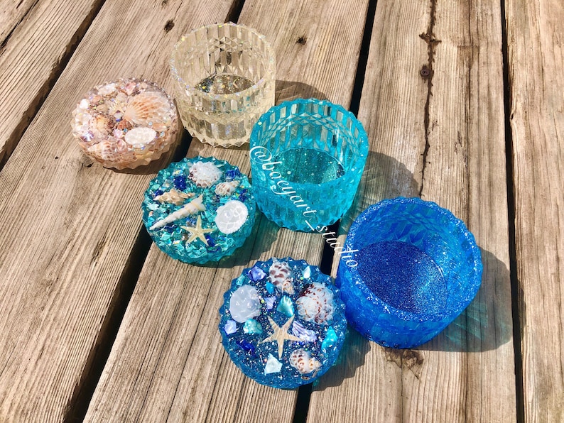 Ocean Jewelry Box Home Decor Office Decor Etsy