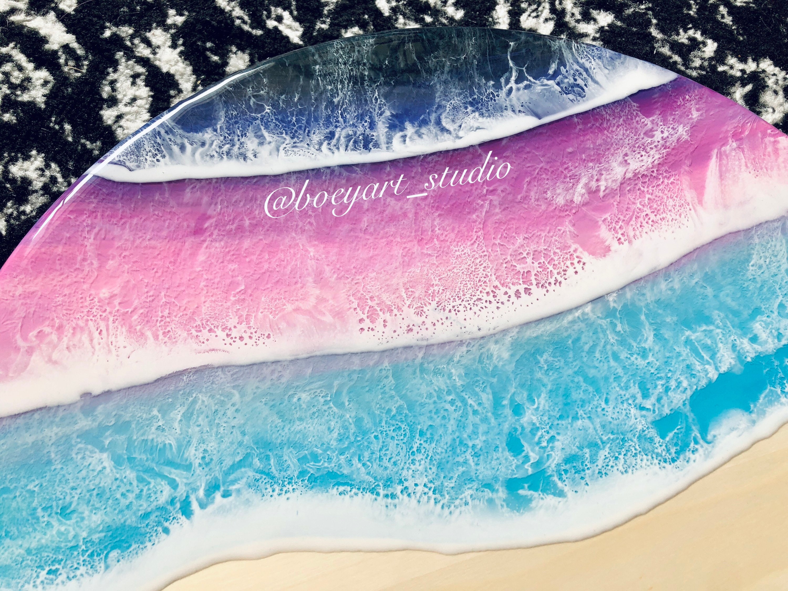 Große Ozean faul Susan Käse Board Serving Board Muttertag | Etsy