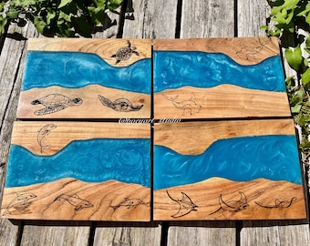 River Characuterie Board, Ocean Cheese Board,Made-to-Order