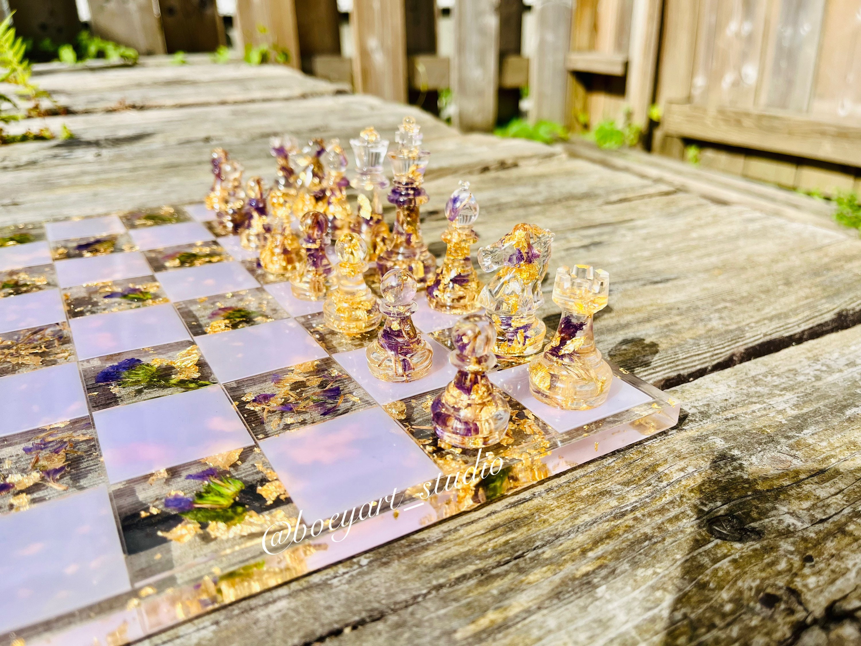 Chess Board Resin