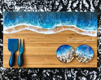 18”x11” Ocean Cheese Board BH