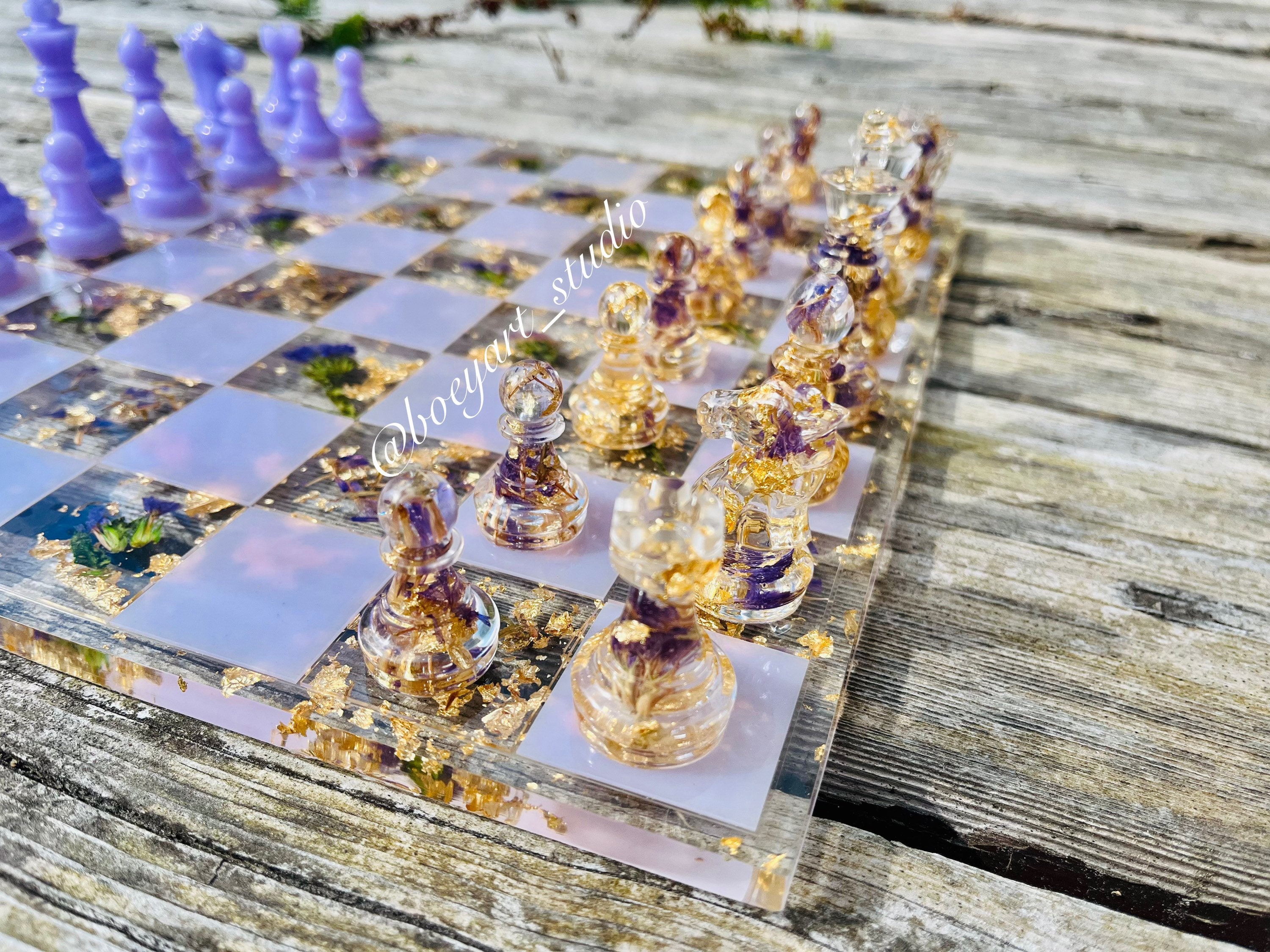 Chess Board Resin