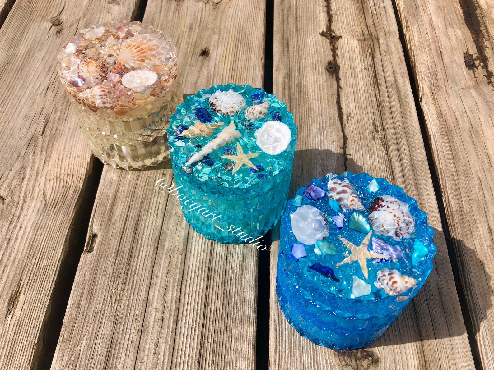 Ocean Jewelry Box Home Decor Office Decor Etsy