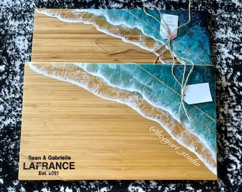 18”x11” Ocean Cheese Board GS
