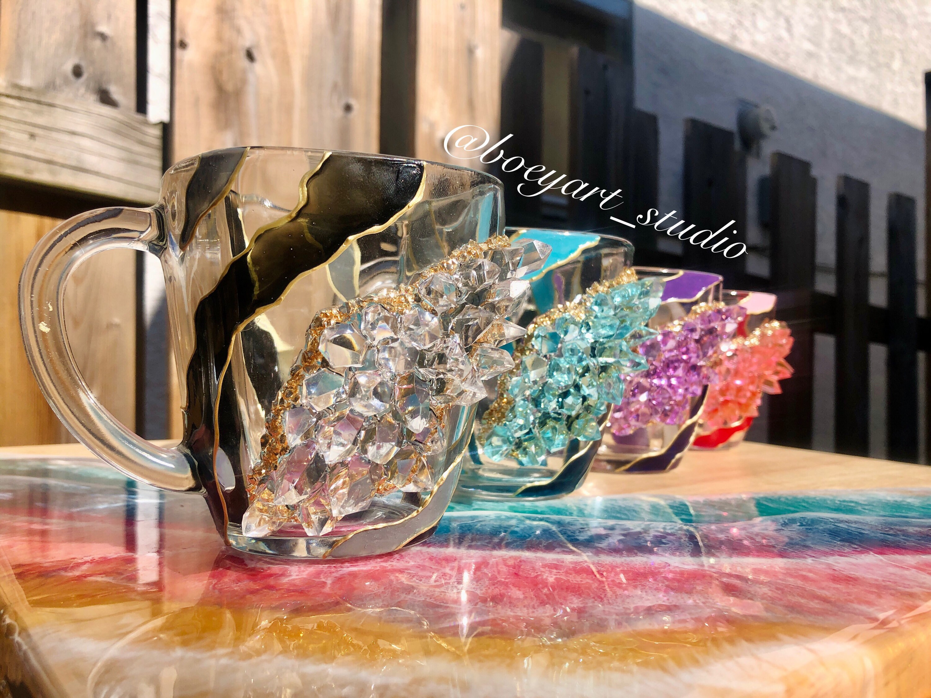 Crystal Coffee Mugs