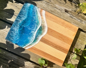Ocean Serving Board, Personalized Laser Engraving, Made-to-Order