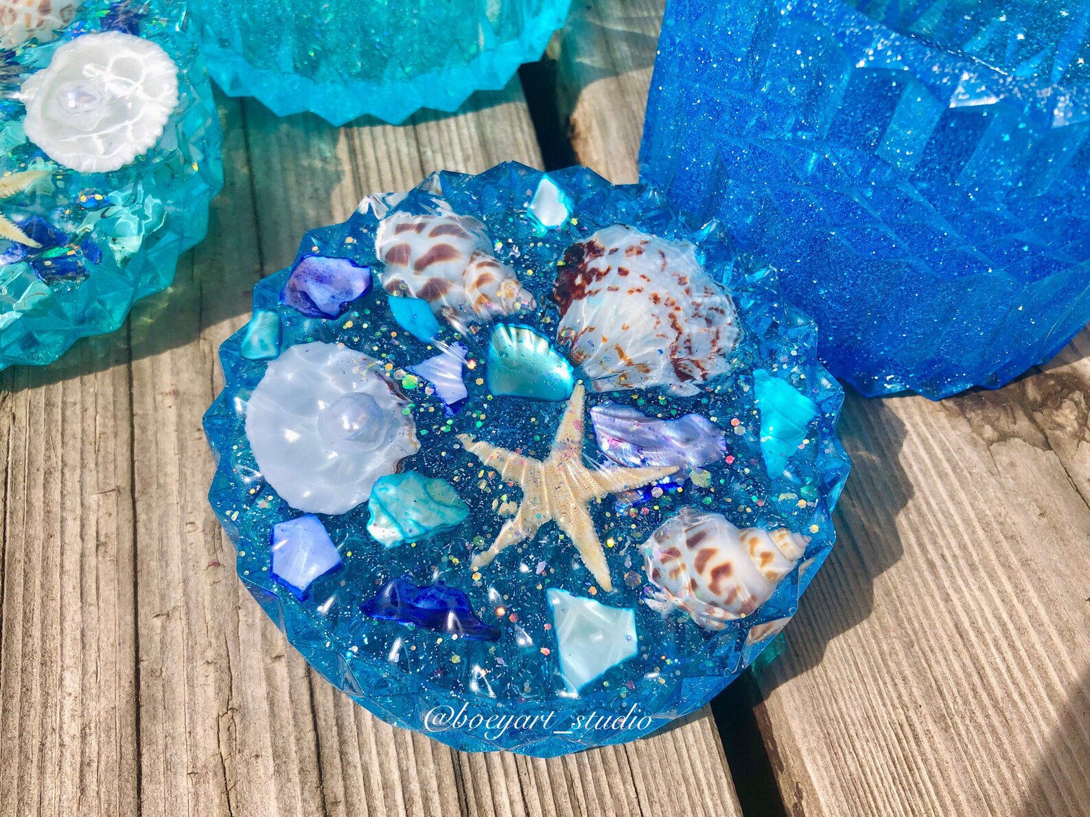 Ocean Jewelry Box Home Decor Office Decor Etsy