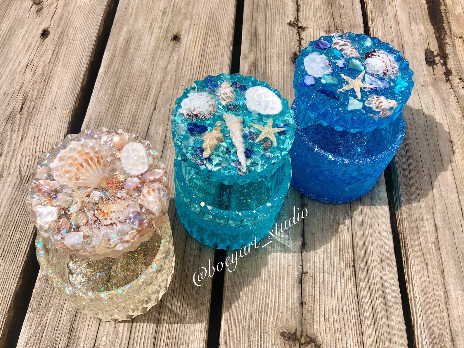 Ocean Jewelry Box Home Decor Office Decor Etsy