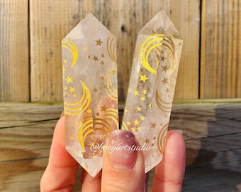 Aura Quartz, Rainbow Quartz, Crystal Suncatcher, Window Hanger, Valentine’s Day Gift