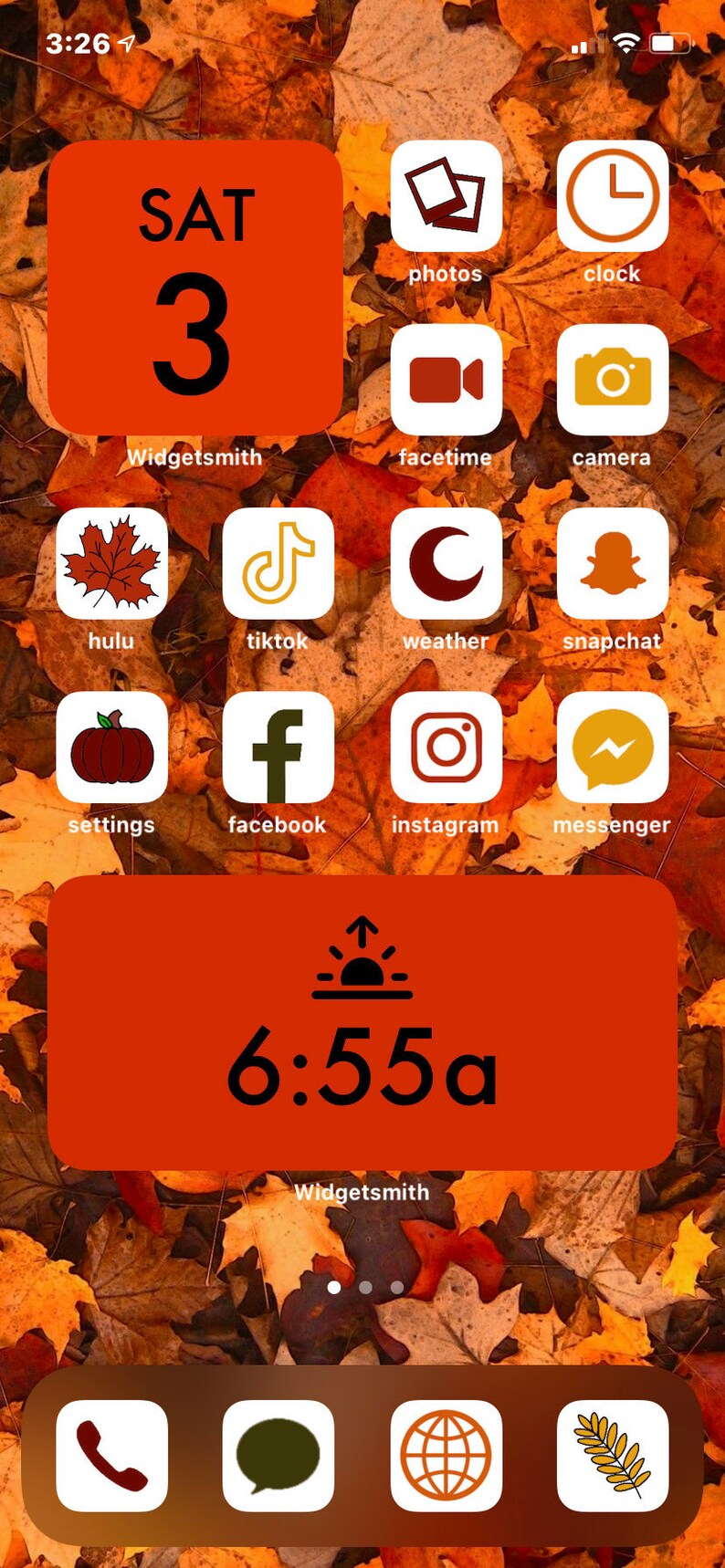 Fall Icon Pack | IOS14 Homescreen | Autumn Icon Pack | 35 iPhone Icons ...