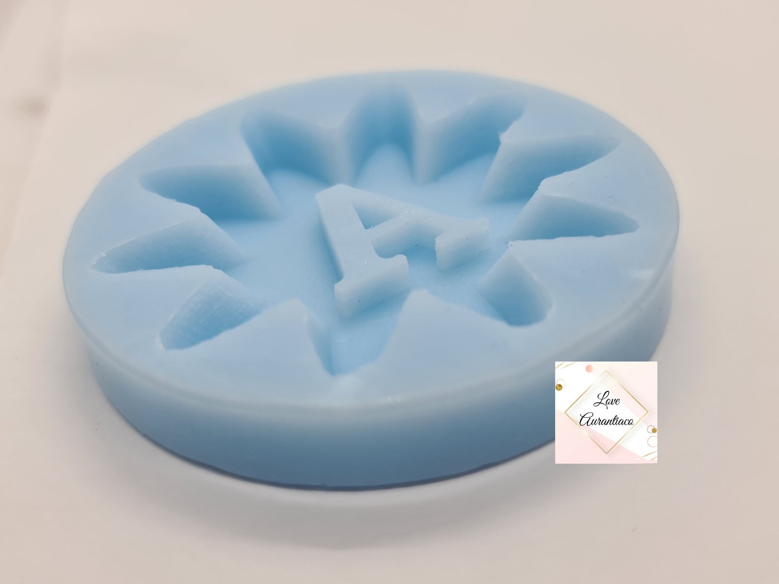 Initial Silicone Mold Wax Melts Resin Flower Keyring Gifts for Etsy