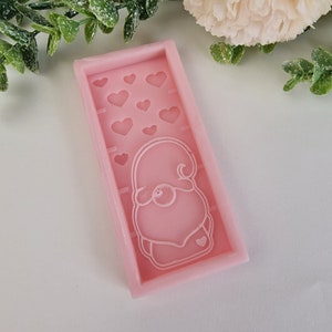 Gonk Gnome Silicone Mold Wax Melt Snap Bar Soap Mold Gonk Snap Bar Silicone Mould
