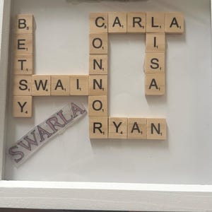 Scrabblebuchstabe Art